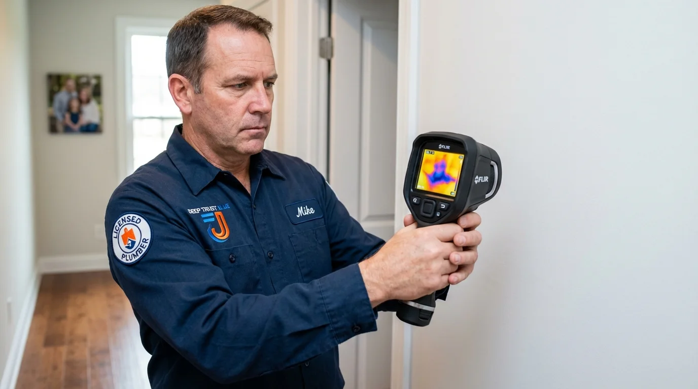 Thermal imaging leak detection by Johns Plumbing LLC in Norwood Young America